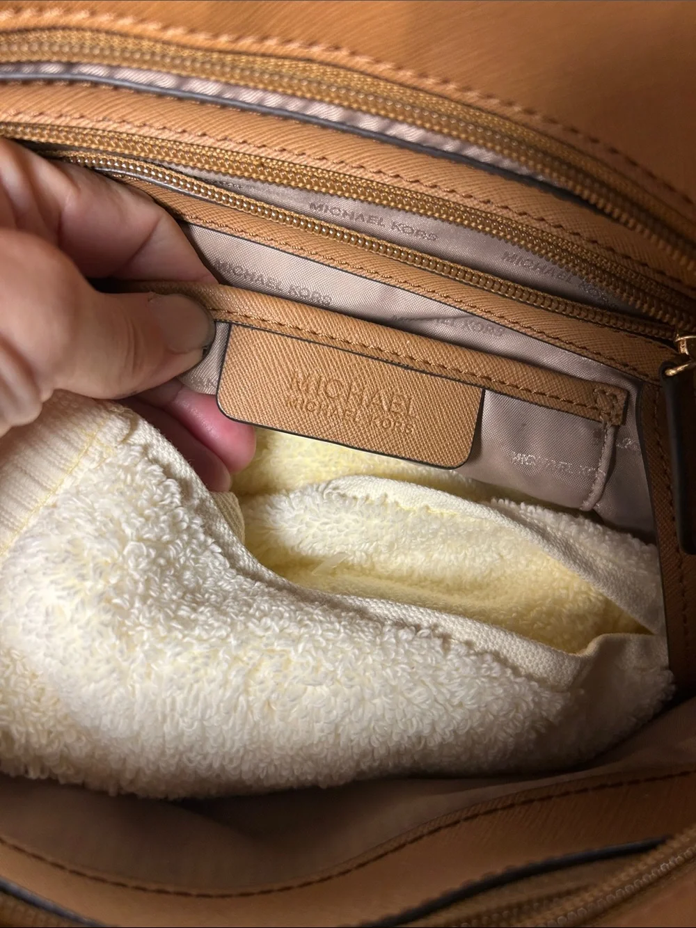 Michael Kors Brown & Tan Signature Tote